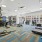Fitness center with fitness equipment